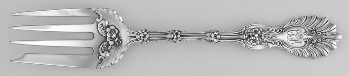 Radiant (Sterling, 1895) Individual Salad Fork by Whiting Manf Co-1
