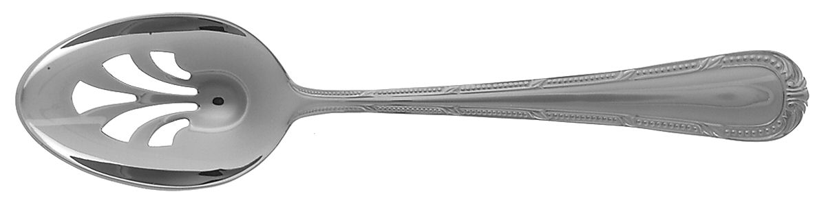Russborough (Stainless) Pierced Tablespoon (Serving Spoon) by Waterford-1