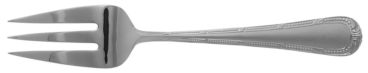 Russborough-Matte (Stainless) Large Solid Cold Meat Serving Fork by Waterford-1