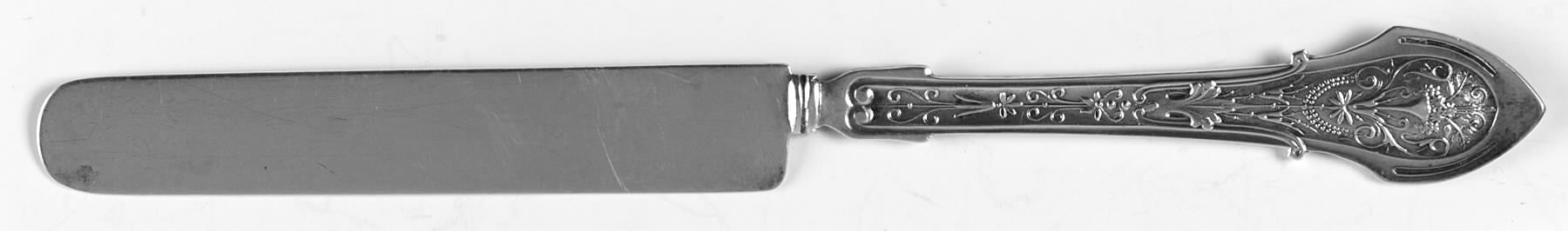 Angelo (Sterling, 1875) Youth/Tea Knife with Stainless Blade by Wood & Hughes-1