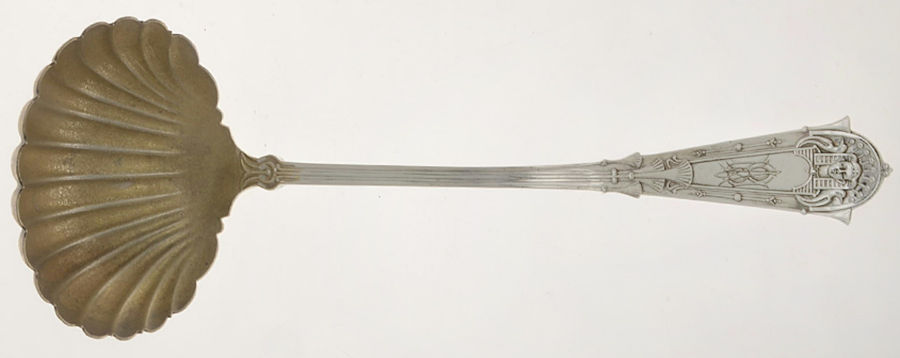 Egyptian (Sterling, 1875) Oyster Ladle Solid Piece by Whiting Manf Co-1