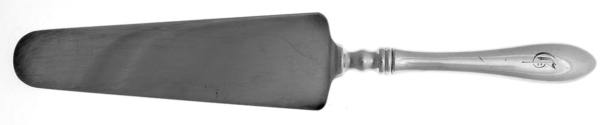 Puritan (Sterling, 1909) Cake Knife with Silverplate Blade by Wallace Silver-1
