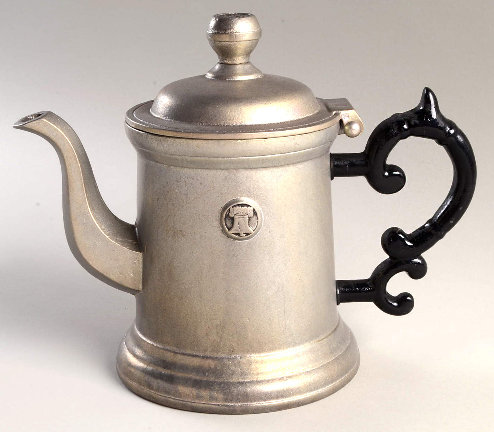 Plough Tavern (Armetale, Hollowware, Satin) Black Handle Coffee Pot by Wilton Armetale-1