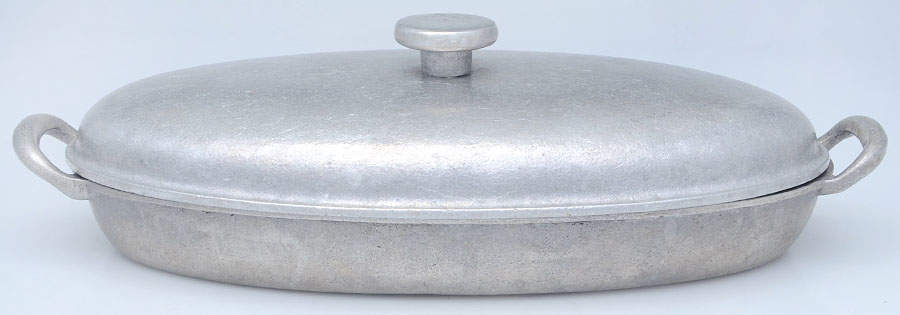 Plough Tavern (Armetale, Hollowware, Satin) Oval Fish Dish & Lid by Wilton Armetale-1