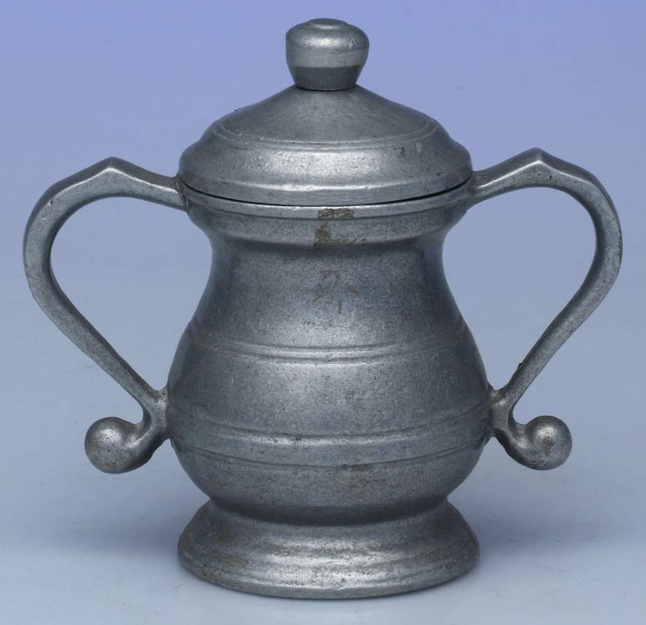Plough Tavern (Armetale, Hollowware, Satin) Sugar Bowl with Lid by Wilton Armetale-1