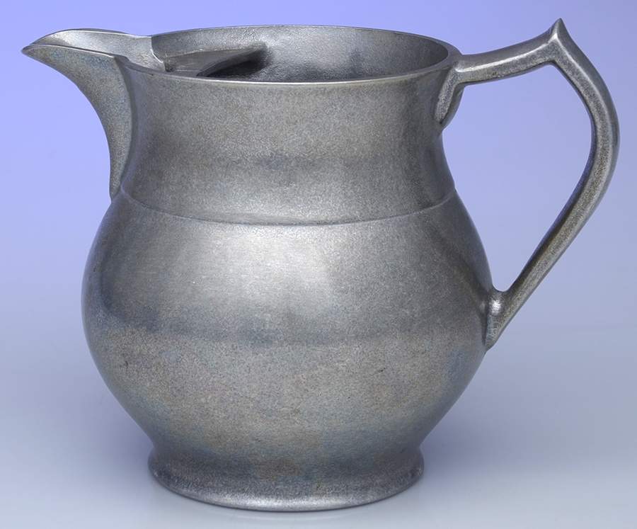 Plough Tavern (Armetale, Hollowware, Satin) 96 Oz Ice Lip Water Pitcher by Wilton Armetale-1