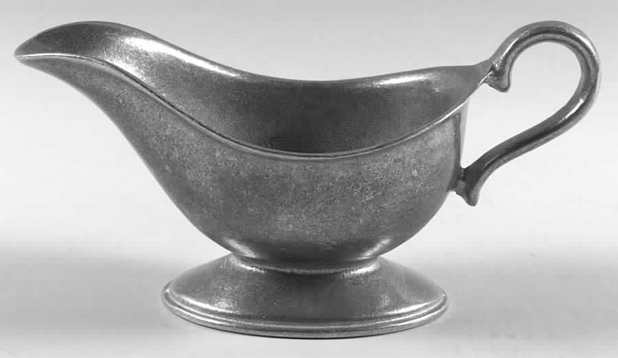 Plough Tavern (Armetale, Hollowware, Satin) Gravy Boat, No Underplate by Wilton Armetale-1