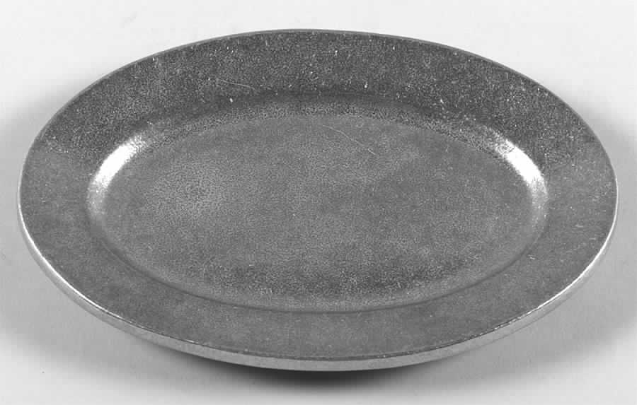 Plough Tavern (Armetale, Hollowware, Satin) Pewter Potato Plate by Wilton Armetale-1