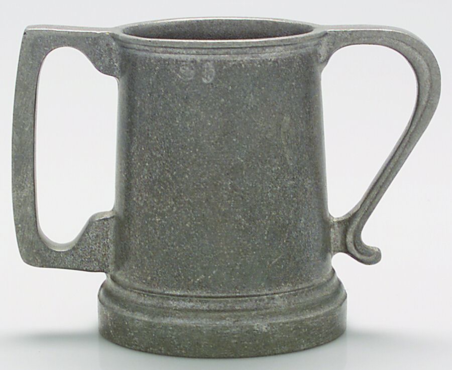 Plough Tavern (Armetale, Hollowware, Satin) 2 Handle Kissing Mug by Wilton Armetale-1