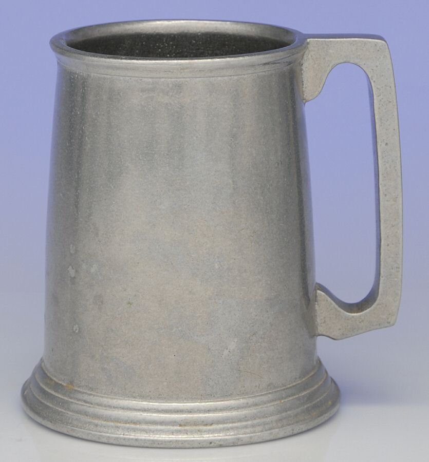 Plough Tavern (Armetale, Hollowware, Satin) Tankard by Wilton Armetale-1