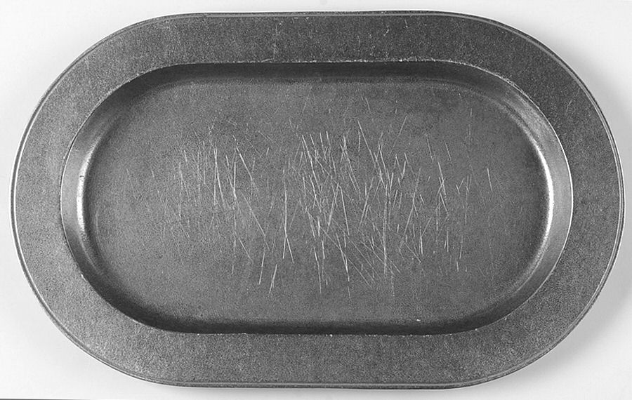 Plough Tavern (Armetale, Hollowware, Satin) Medium Oval Platter by Wilton Armetale-1