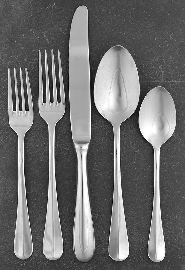 Hartford (Stainless, China) 5 Piece Place Setting by Wallace Silver-1