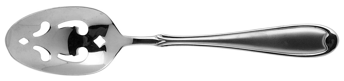 Summerset Frost (Stainless) Pierced Tablespoon (Serving Spoon) by Wallace Silver-1