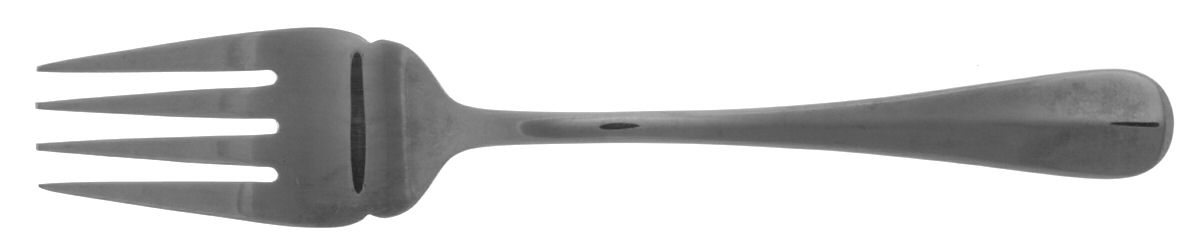 Hartford (Stainless, Indonesia) Medium Solid Cold Meat Serving Fork by Wallace Silver-1