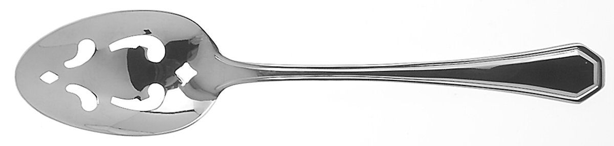 Casino (Stainless) Pierced Tablespoon (Serving Spoon) by Wallace Silver-1