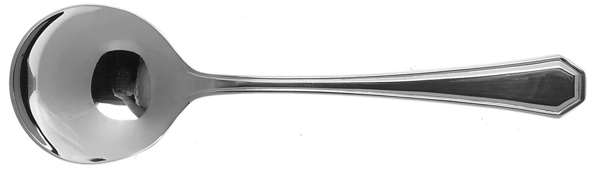 Casino (Stainless) Round Bowl Soup Spoon (Cream Soup) by Wallace Silver-1