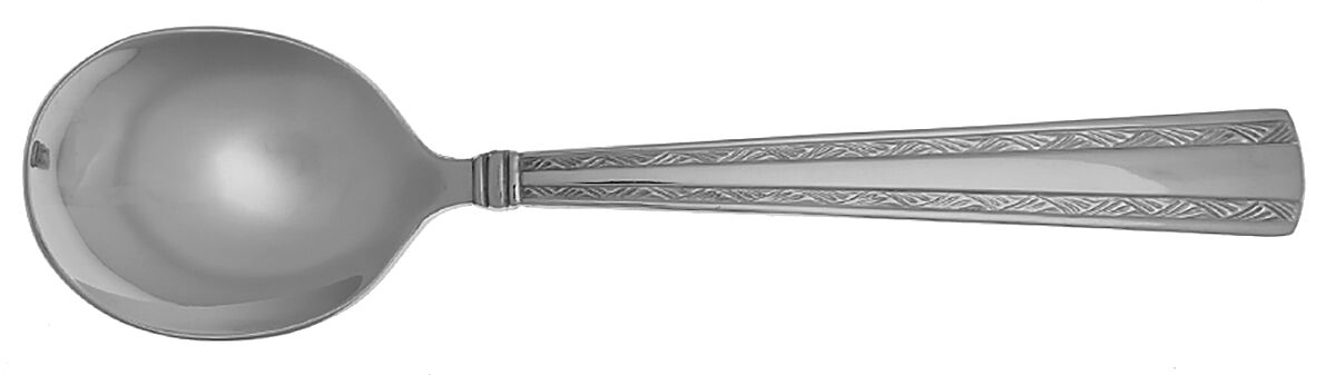 Greenwich (Stainless) Round Bowl Soup Spoon (Cream Soup) HC by Waterford-1