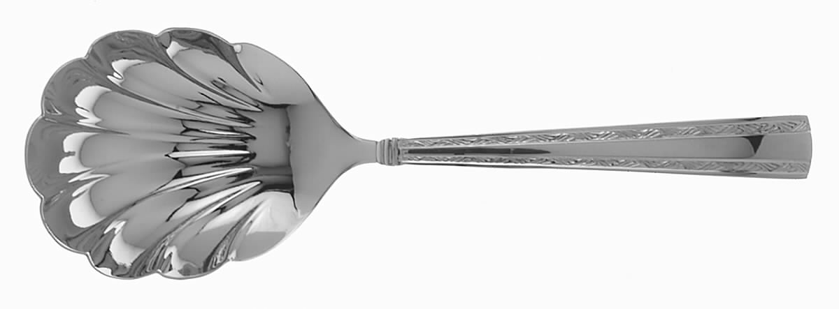 Greenwich (Stainless) Solid Shell Casserole Spoon by Waterford-1