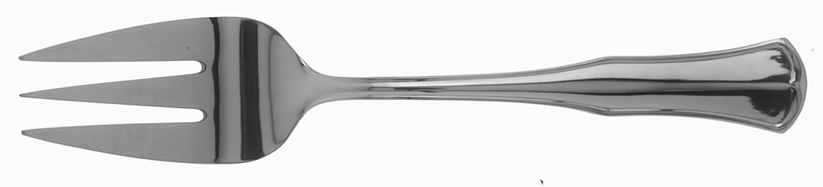 Normandy (Stainless) Large Solid Cold Meat Serving Fork by Waterford-1