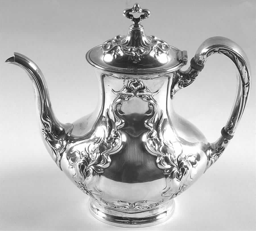 Eton (Sterling, Hollowware) Coffee Pot by Wallace Silver-1