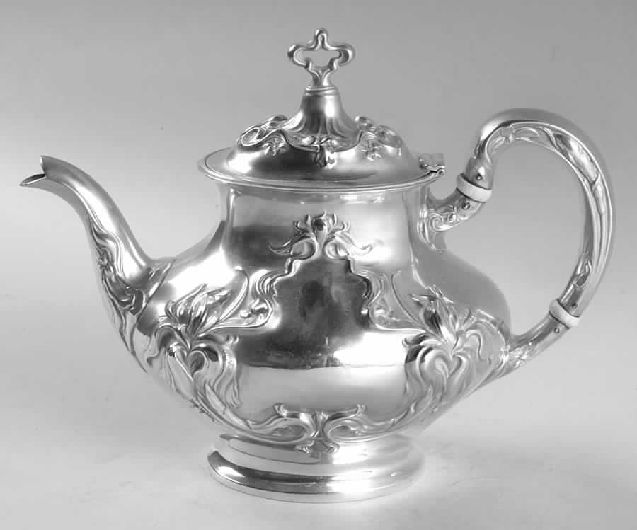 Eton (Sterling, Hollowware) Teapot by Wallace Silver-1