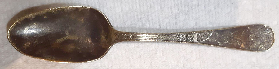 WAS91(SILVERPLATE) Teaspoon by Wallace Silver-1