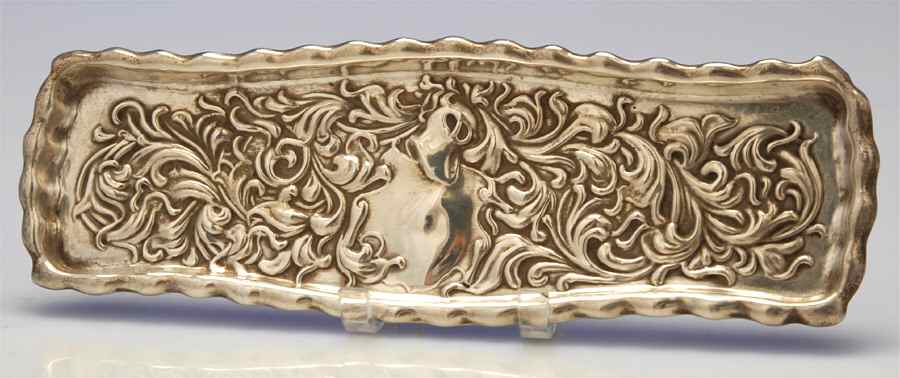 Heraldic (Sterling, Hollowware) Pin Tray by Whiting Manf Co-1