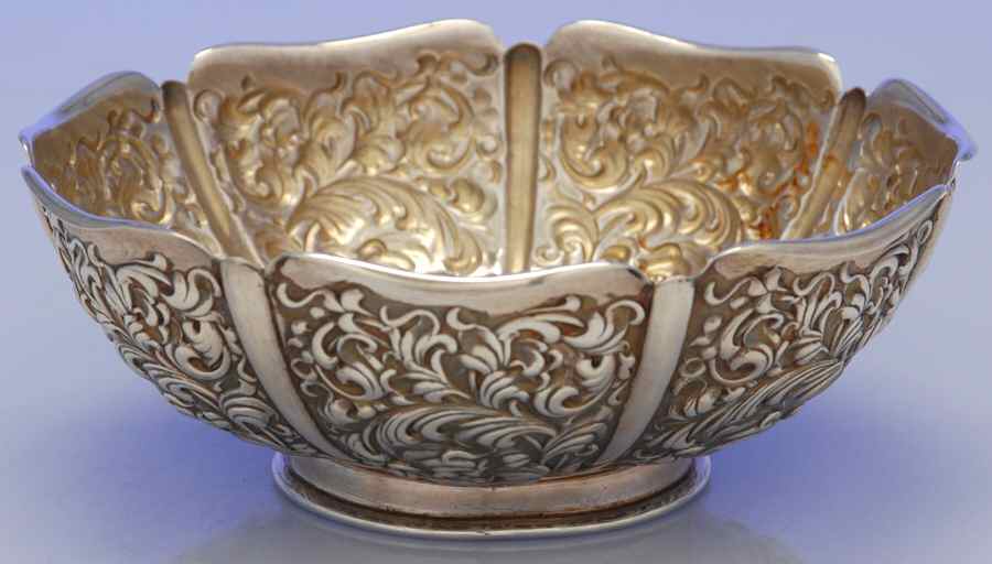 Heraldic (Sterling, Hollowware) 6" Round All Purpose Dish by Whiting Manf Co-1