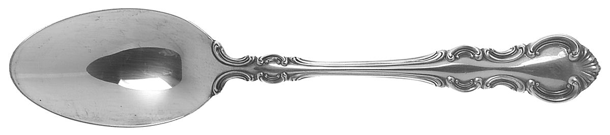 Troy (Silverplate, 1902, Monograms) Place/Oval Soup Spoon by Wallace Silver-1