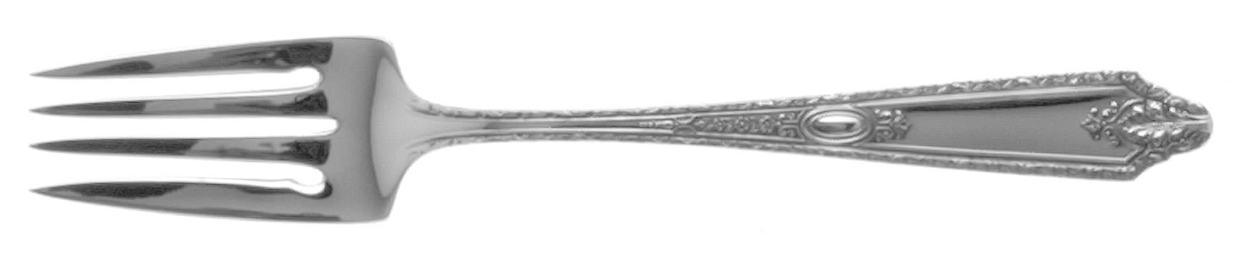 Cinderella (Sterling, No Monograms) Individual Salad Fork by Whiting Manf Co-1