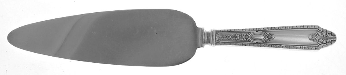 Cinderella (Sterling, No Monograms) Pie Server with Silverplate Blade by Whiting Manf Co-1
