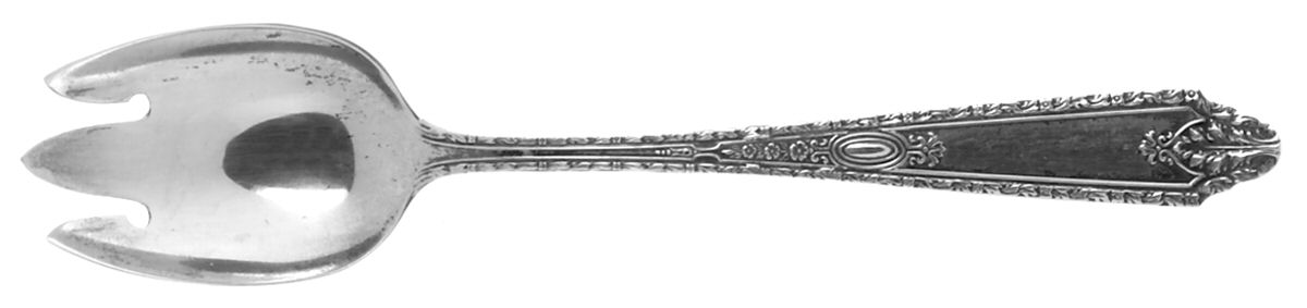 Cinderella (Sterling, No Monograms) Ice Cream Fork by Whiting Manf Co-1