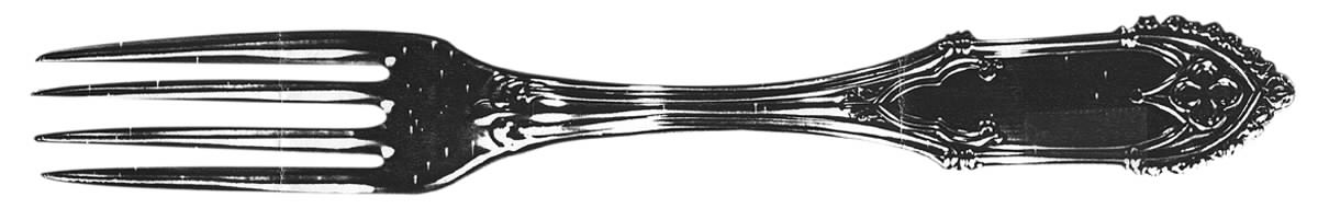 Gothic (Sterling) Fork by WILLIAM GALE, JR.-1