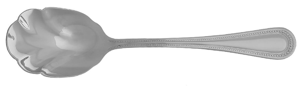 Continental Bead (Stainless) Sugar Shell Spoon by Wallace Silver-1