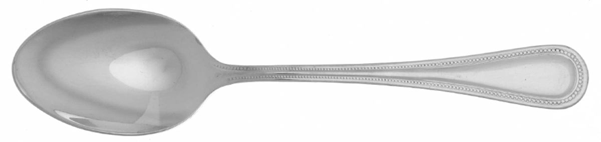 Continental Bead (Stainless) Oval Place Soup Spoon by Wallace Silver-1