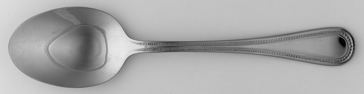 Continental Bead (Stainless) Place/Oval Soup Spoon by Wallace Silver-1