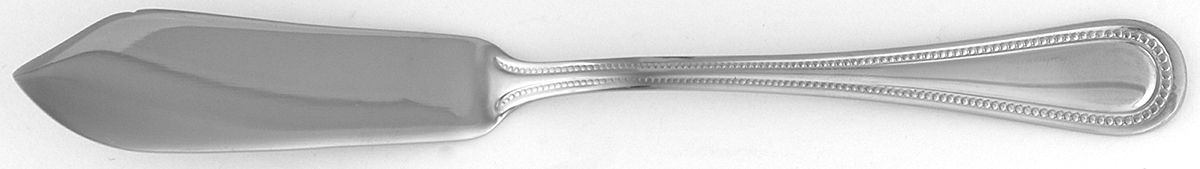 Continental Bead (Stainless) Flat Handle Master Butter Knife by Wallace Silver-1