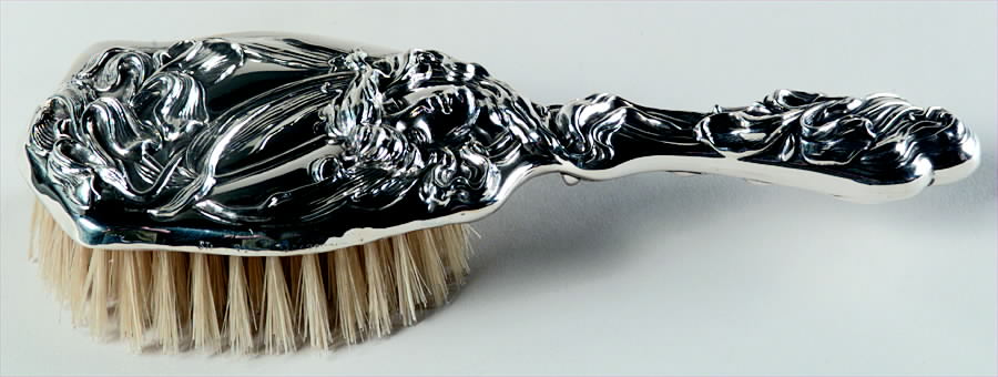 1447 (Sterling, Hollowware) Hair Brush by Wm B Kerr-1