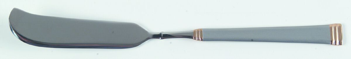Satin & Gold (Stainless) Flat Handle Master Butter Knife by WMF Flatware-1