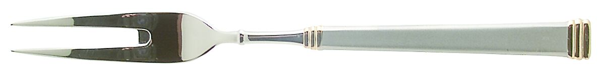 Satin & Gold (Stainless) Small Solid Cold Meat Serving Fork by WMF Flatware-1