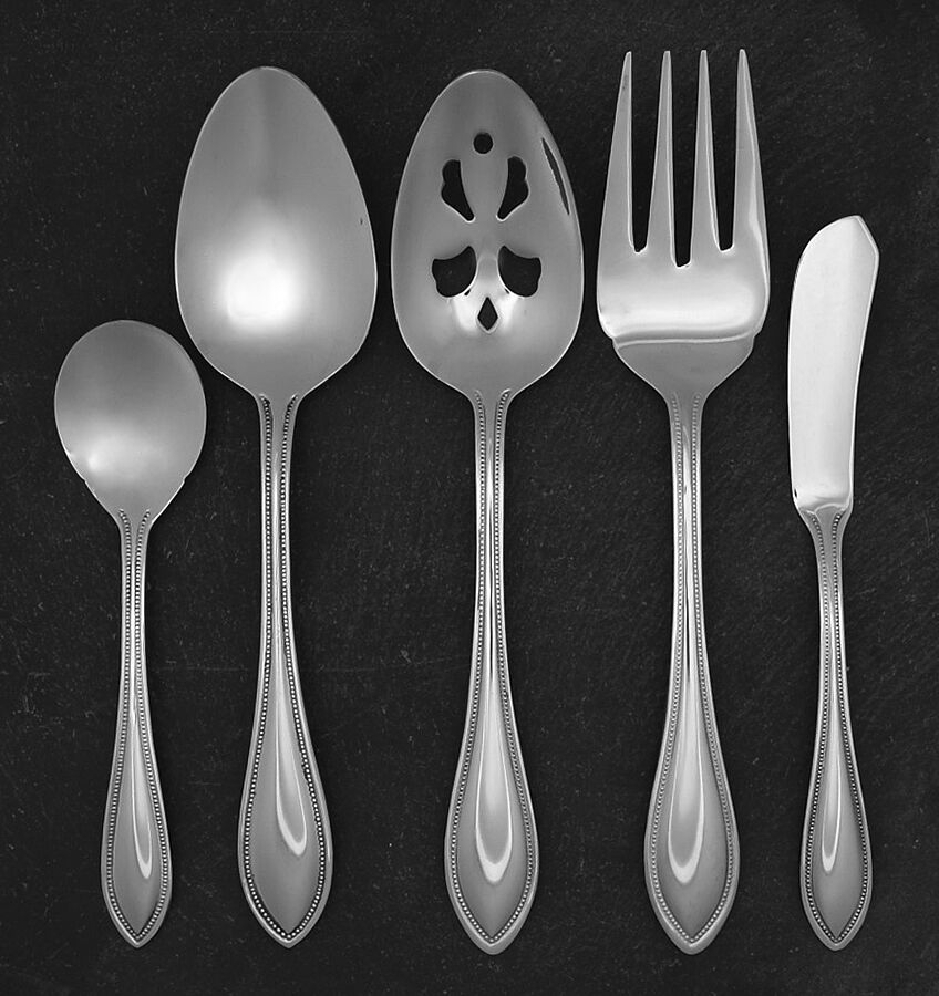 American Tradition (Stainless) 5 Piece Hostess Set by Wallace Silver-1