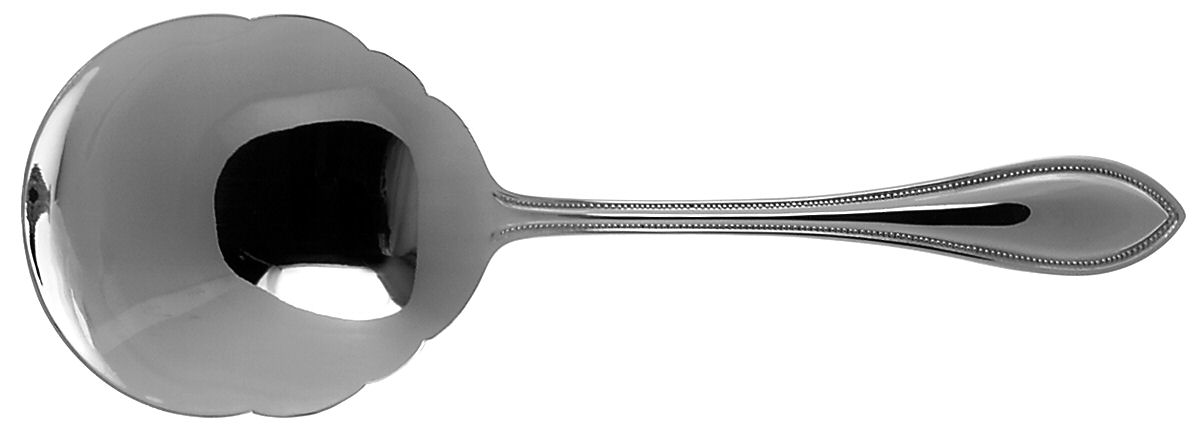 American Tradition (Stainless) Solid Shell Casserole Spoon by Wallace Silver-1