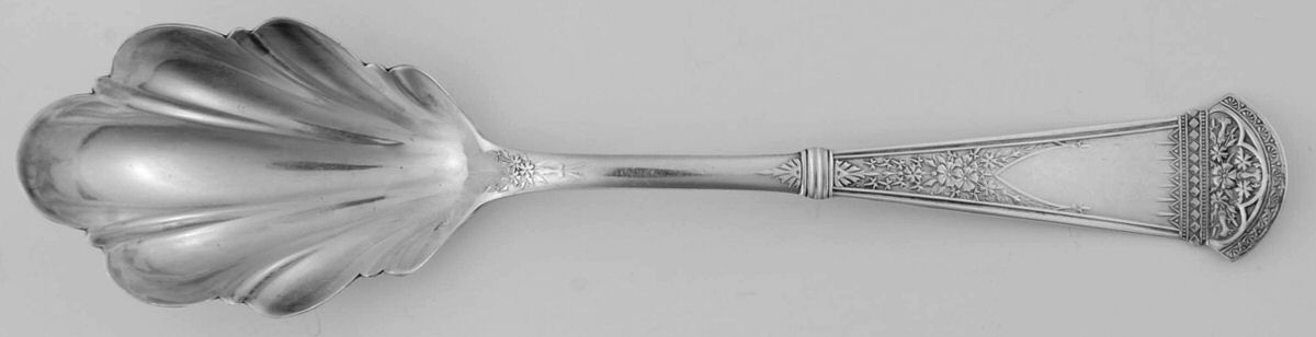 WAS95 (Sterling) Sugar Shell Spoon by Wallace Silver-1