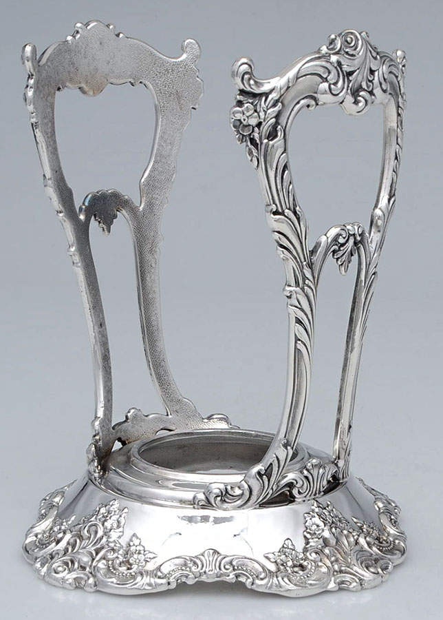 Baroque (Silverplate, Hollowware, Newer) Kettle Stand Only by Wallace Silver-1