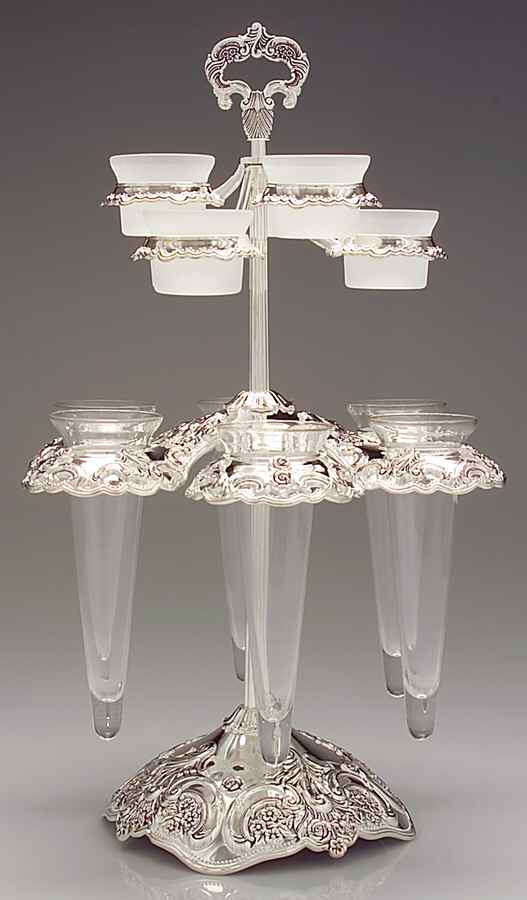 Baroque (Silverplate, Hollowware, Newer) Champagne Carousel by Wallace Silver-1