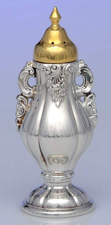 Baroque (Silverplate, Hollowware, Newer) Salt Shaker by Wallace Silver-1