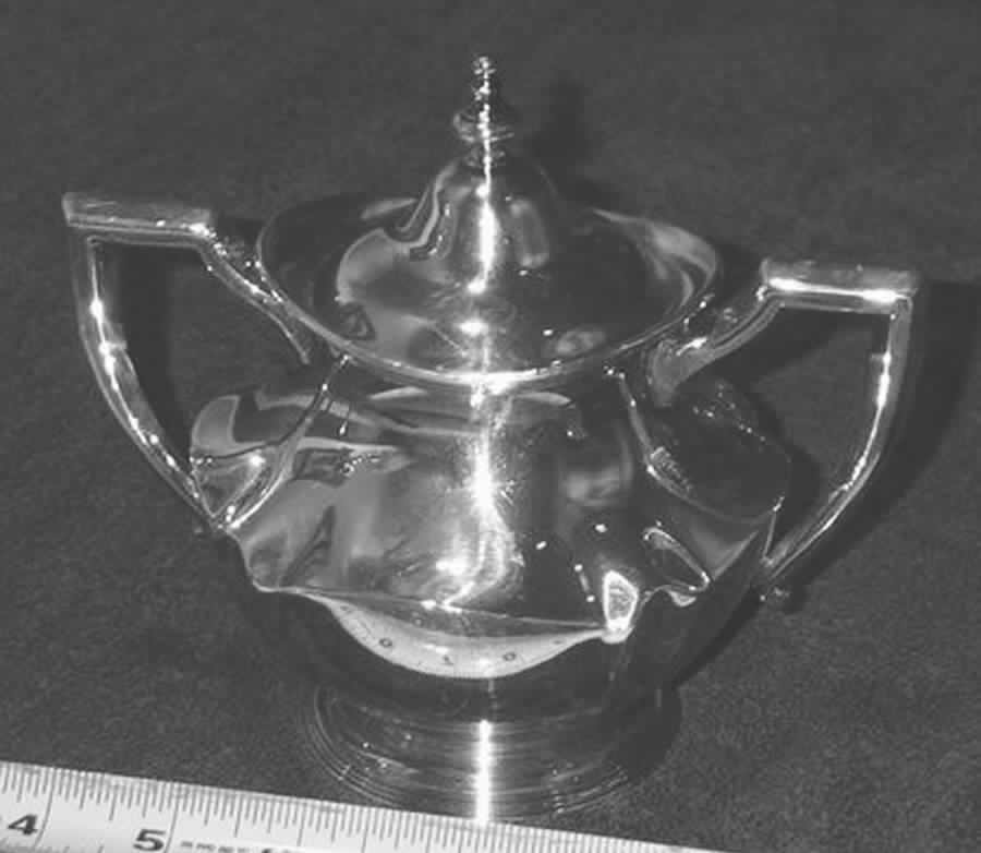 V502 (Silverplate, Hollowware) Sugar Bowl & Lid by Wallace Silver-1