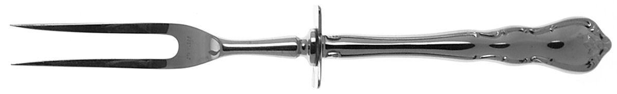 Discretion (Stainless) Small Steak Carving Fork with Stainless Prongs by Wallace Silver-1