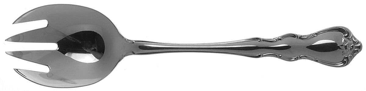 Discretion (Stainless) Solid Salad Serving Fork by Wallace Silver-1