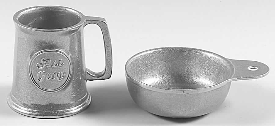 All Gone (Armetale, Hollowware) 2 Piece Child Set (Cup and Porringer) by Wilton Armetale-1